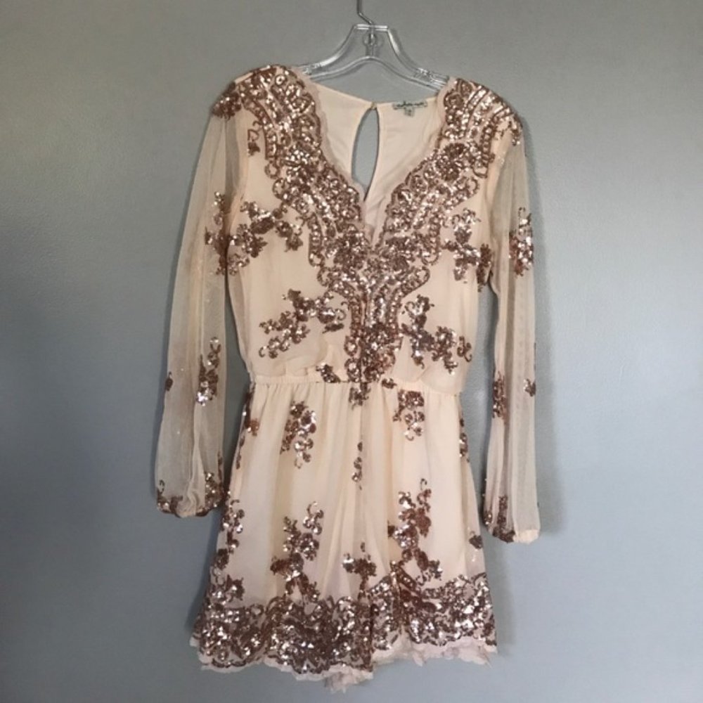 Charlotte Russe Sequin and Tulle Romper ✨Final Price✨